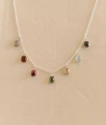 925 silver Tourmaline necklace