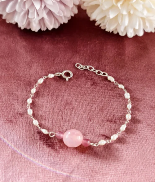 925 silver pearl bracelet 925 silver pearl bracelet