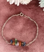 925 silver 7 chakra bracelet
