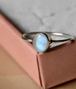 925 silver moonstone ring