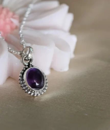 925 silver amethyst pendant