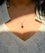 925 silver garnet pendant