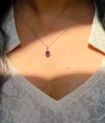 925 silver amethyst pendant