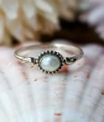 925 silver pearl ring