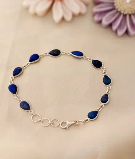 Lapis Lazuli Teardrop Bracelet
